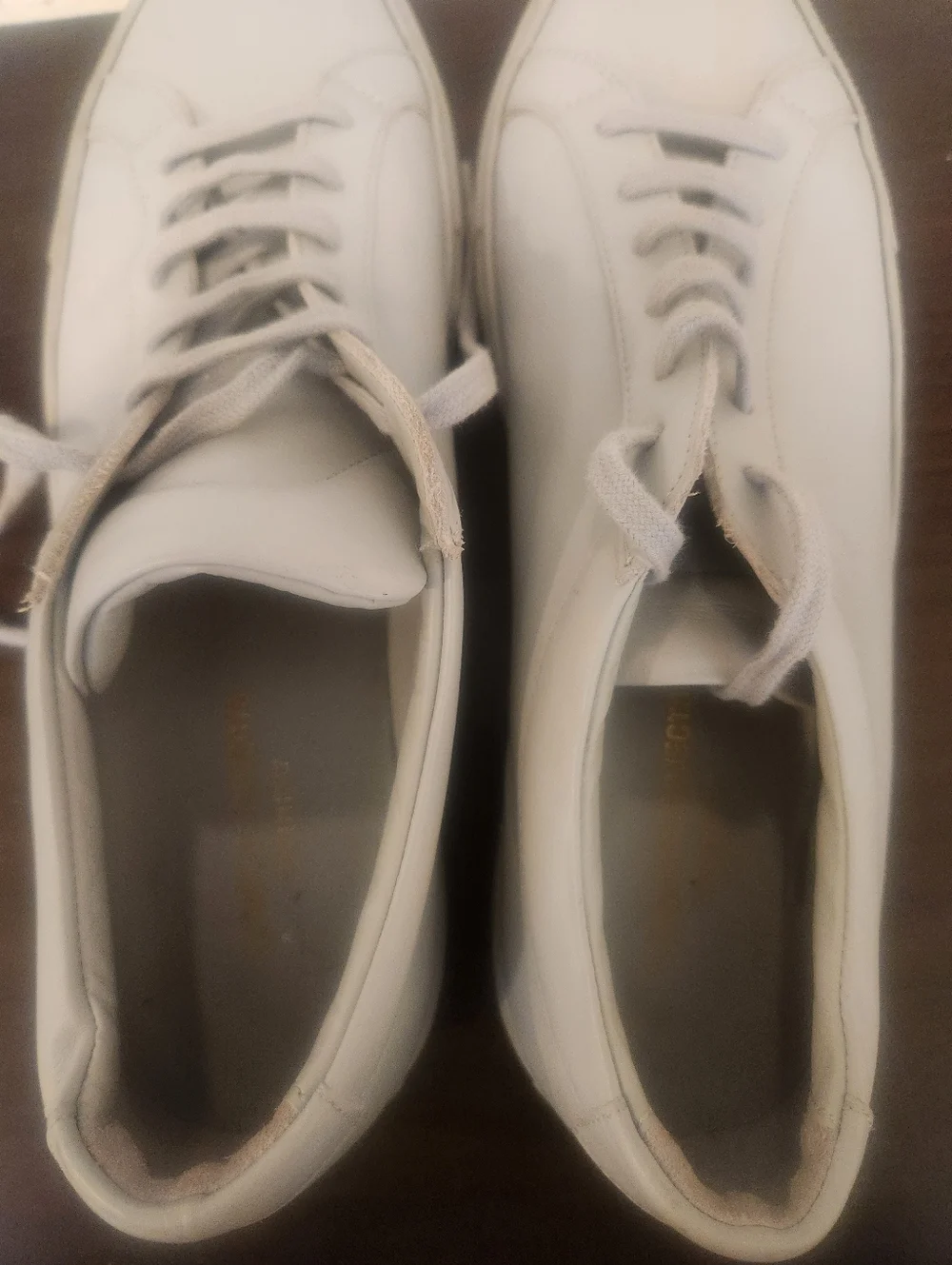 Common Projects | "Original Achilles Low" Nappa Leather Sneaker in Grey - Picture 6 of 7